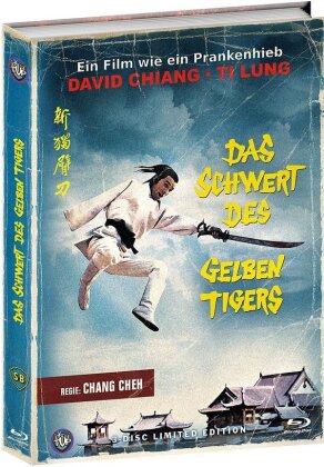 Das Schwert des gelben Tigers (1971) (Cover B, Wattiert, Edizione Limitata, Mediabook, Uncut, 2 Blu-ray + DVD)