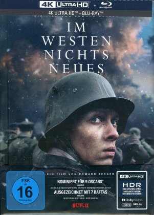 Im Westen nichts Neues (2022) (Limited Collector's Edition, Mediabook, 4K Ultra HD + Blu-ray)