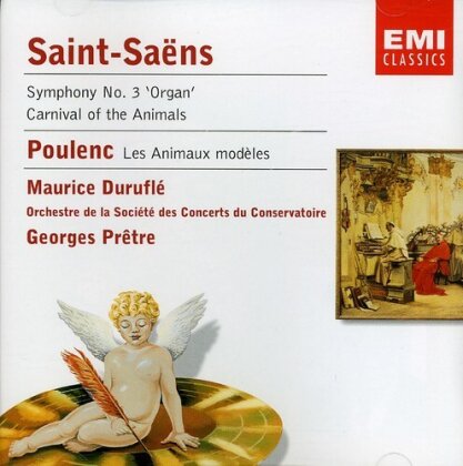 Camille Saint-Saëns (1835-1921), Francis Poulenc (1899-1963), Georges Prêtre & Orchestre de la Société des Concerts du Conservatoire - Organ Symphony / Les Animaux Modeles