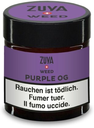 Zuya Weed Purple OG (5g) - Indoor (CBD: ~20%; THC: <1%)
