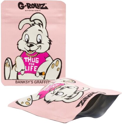 G-Rollz Banksy's Thug for Life - Smellproof Bags 65 x 85mm 50pcs