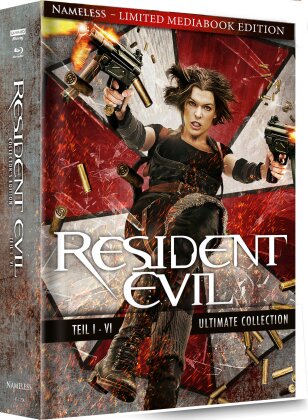 Resident Evil 1-6 (Cover A, Edizione Limitata, Mediabook, Ultimate Edition, Uncut, 6 4K Ultra HDs + 6 Blu-ray)