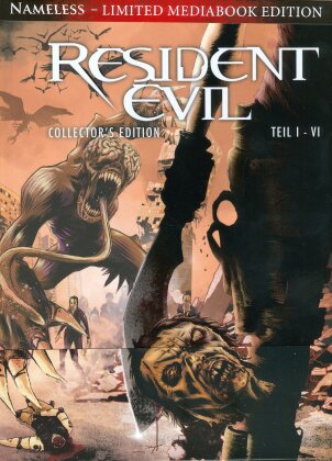 Resident Evil 1-6 (Cover B, Collector's Edition, Edizione Limitata, Mediabook, Uncut, 6 4K Ultra HDs + 6 Blu-ray)