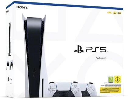 Sony Playstation 5 Konsole Disc + 2. Controller Bundle
