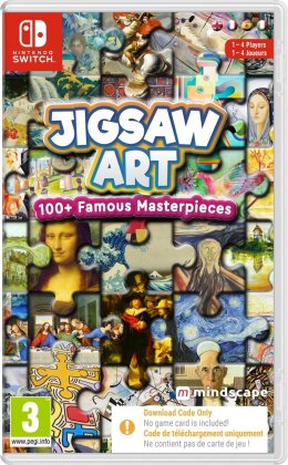 Jigsaw Art - 100+ Famous Masterpieces (Code-in-a-box)
