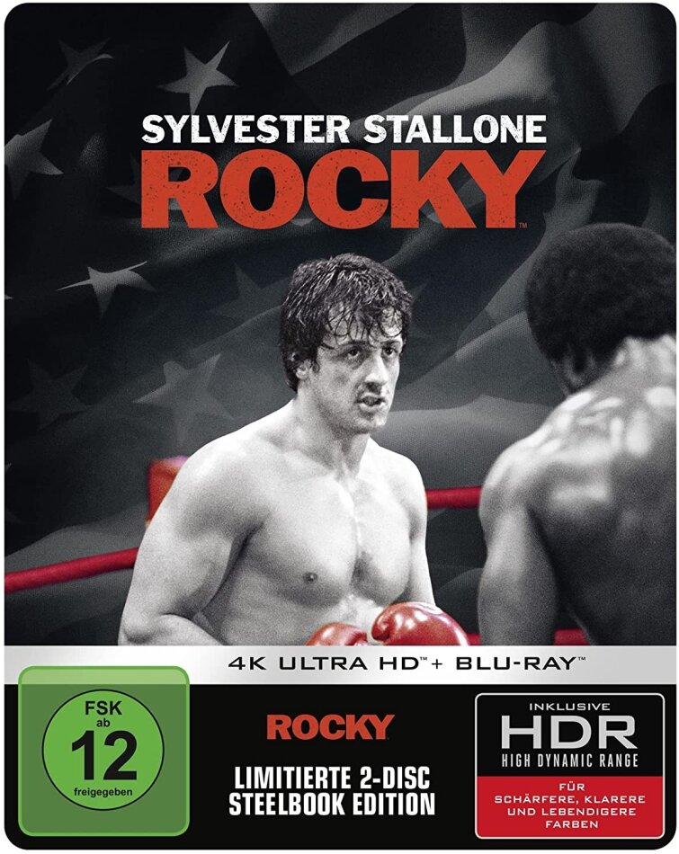 Rocky (1976) (Limited Edition, Steelbook, 4K Ultra HD + Blu-ray)
