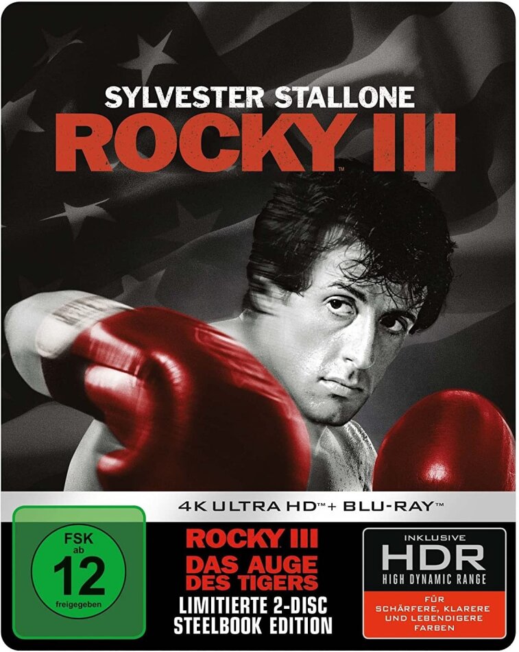 Rocky 3 - Das Auge des Tigers (1982) (Limited Edition, Steelbook, 4K Ultra HD + Blu-ray)