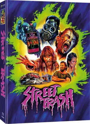 Street Trash (1987) (Wattiert, Cover B, Limited Edition, Mediabook, Blu-ray + DVD)