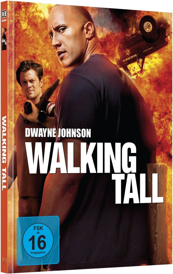 Walking Tall (2004) (Cover B, Limited Edition, Mediabook, Blu-ray + DVD)