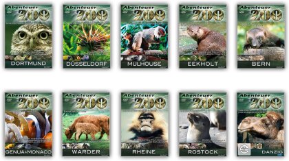 Abenteuer Zoo - Deutschland / Europa - 10er DVD-Package (10 DVDs)