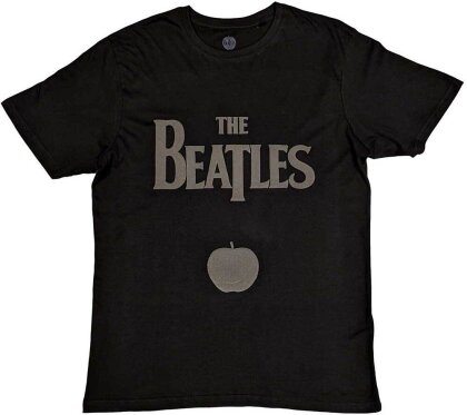 The Beatles Unisex Hi-Build T-Shirt - Drop T Logo & Apple