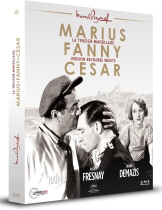 La Trilogie Marseillaise - Marius / Fanny / César (Collection Marcel Pagnol, 3 Blu-ray)