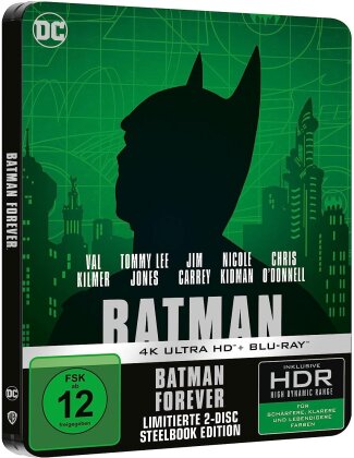 Batman Forever (1995) (Limited Edition, Steelbook, 4K Ultra HD + Blu-ray)