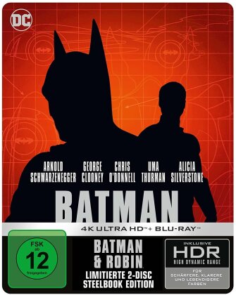 Batman & Robin (1997) (Édition Limitée, Steelbook, 4K Ultra HD + Blu-ray)