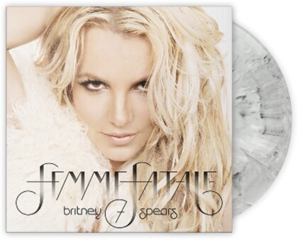 Britney Spears - Femme Fatale (2023 Reissue, Black & White Marbled Vinyl, LP)