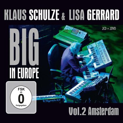 Klaus Schulze & Lisa Gerrard (Dead Can Dance) - Big In Europe Vol. 2 - Amsterdam (2023 Reissue, Jewel Case, 2 CD + 2 DVD)