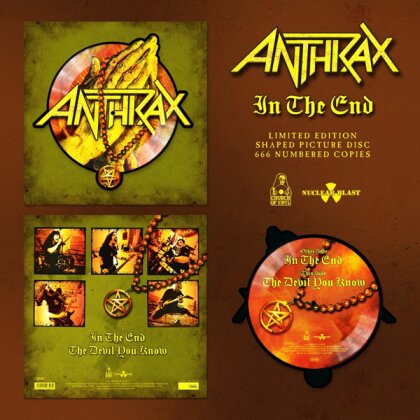 Anthrax - In The End (2023 Reissue, Limited Edition, Shaped Picture Disc, 12" Maxi)