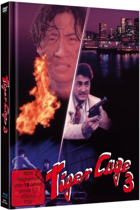 Tiger Cage 3 (1991) (Cover A, Edizione Limitata, Mediabook, Uncut, Blu-ray + DVD)