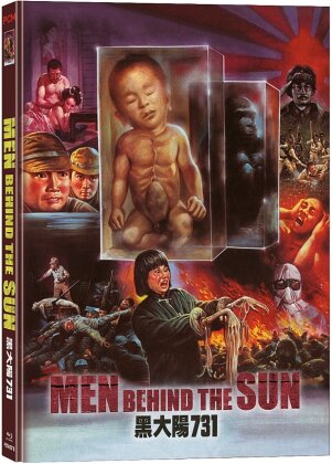 Men Behind The Sun (1988) (Cover B, Wattiert, Limited Edition, Mediabook, Uncut, Blu-ray + DVD)