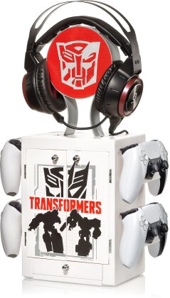 Numskull - Meuble de rangement inspiré de Transformers pour gamer (PlayStation 5 + Xbox Series X)