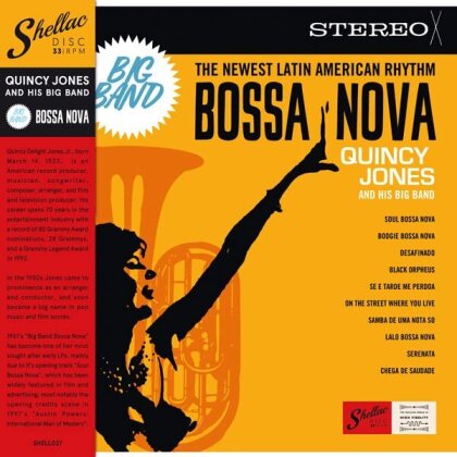Quincy Jones - Bossa Nova (2023 Reissue, Shellac Discs, LP)