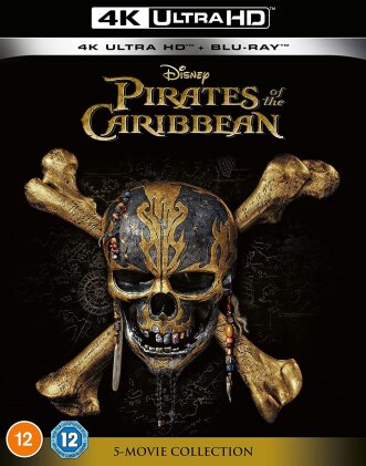 Pirates Of The Caribbean 1-5 (5 4K Ultra HDs + 5 Blu-ray)