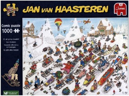 Jan van Haasteren - Es geht nur bergab