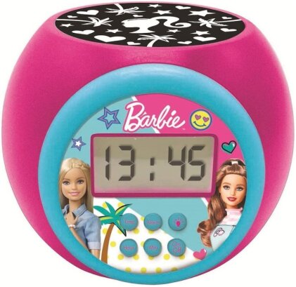 Barbie - Projektionswecker mit LED Farbwechsel und Timer-Funktion
