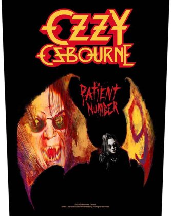Ozzy Osbourne Back Patch - Patient No. 9