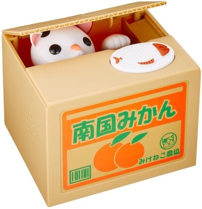 Tirelire "Manekineko" - Chat blanc - 13 cm