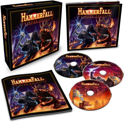 Hammerfall - Crimson Thunder (Nuclear Blast, 2023 Reissue, 20th Anniversary Edition, Limited Edition, 3 CDs)