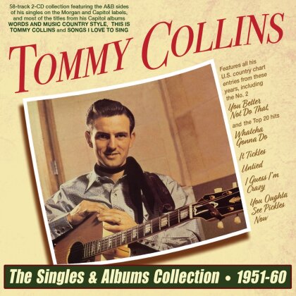 Tommy Collins - Singles & Albums Collection 1951-60 (2 CDs)