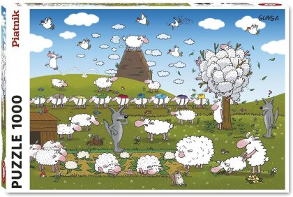 Gunga - Schafe im Paradies - 1000 Teile Puzzle