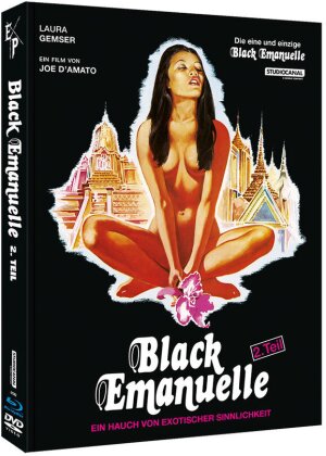 Black Emanuelle 2 (1976) (Cover B, Edizione Limitata, Mediabook, Uncut, Blu-ray + DVD)