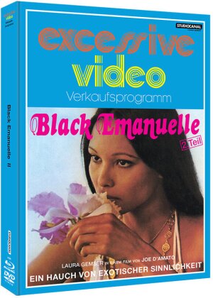 Black Emanuelle 2 (1976) (Cover C, Edizione Limitata, Mediabook, Uncut, Blu-ray + DVD)