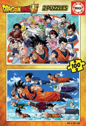 Puzzle - Dragonball Super - 2 x 100 Teile