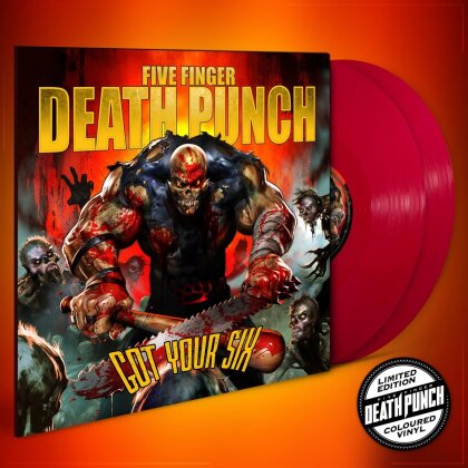 Five Finger Death Punch - Got Your Six (2023 Reissue, opaque red vinyl, 2 LP)