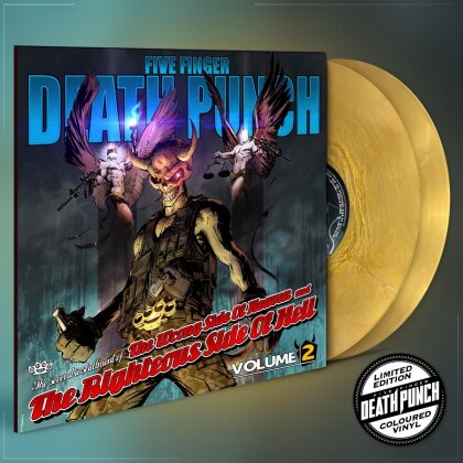 Five Finger Death Punch - Wrong Side Of Heaven And The Righteous Side Of Hell Vol. 2 (2023 Reissue, Gold Vinyl, 2 LP)