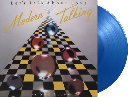 Modern Talking - Let's Talk About Love (2023 Reissue, Music On Vinyl, limited to 2500 Copies, Transluicent Blue Vinyl, LP)