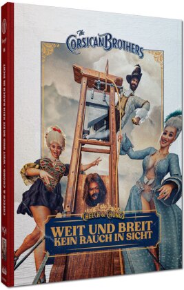 Cheech & Chong's Weit und breit kein Rauch in Sicht (1984) (Cover A, Wattiert, Limited Edition, Mediabook, Blu-ray + DVD)
