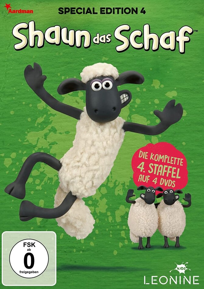 Shaun das Schaf - Staffel 4 (Neuauflage, Special Edition, 4 DVDs)