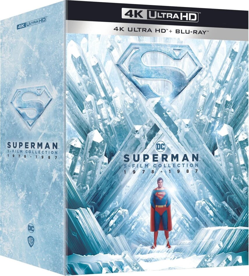 Superman: 5-Film Collection - 1978 - 1987 (5 4K Ultra HDs + 5 Blu-rays)