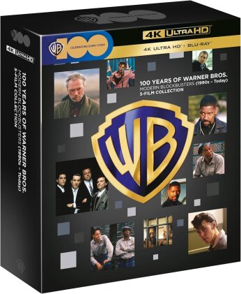 100 Years of Warner Bros.: Modern Blockbusters (1990s - Today) - 5-Film Collection (5 4K Ultra HDs + 5 Blu-ray)