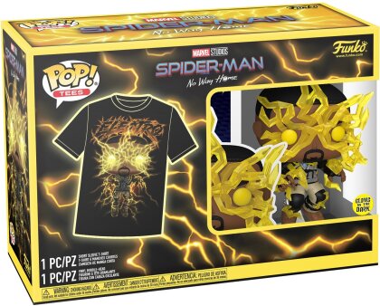 Spiderman No Way Home: Electro - Marvel: Funko Pop! & Tee