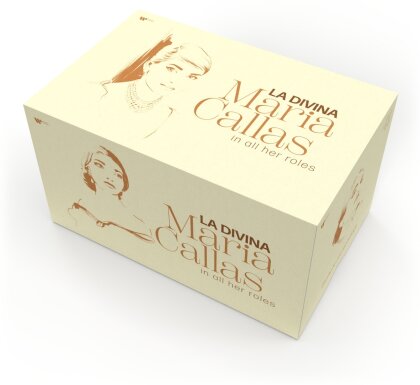 Maria Callas - La Divina - Maria Callas In All Her Roles (Édition Deluxe, Édition Limitée, 131 CD + 3 Blu-ray + DVD)