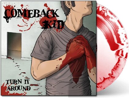 Comeback Kid - Turn It Around (2023 Reissue, Facedown, Anniversary Edition, Limited Edition, White/Red Vinyl, LP)