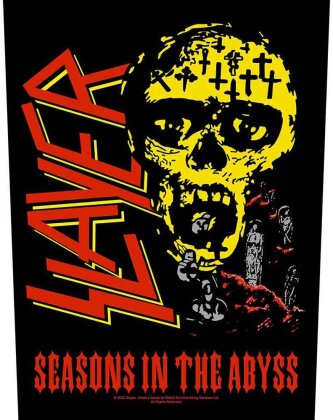 Slayer Back Patch - Seasons In The Abyss