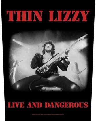 Thin Lizzy Back Patch - Live & Dangerous