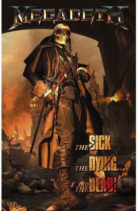 Megadeth Textile Poster - The Sick, The Dying And The Dead