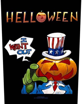 Helloween Back Patch - I Want Out